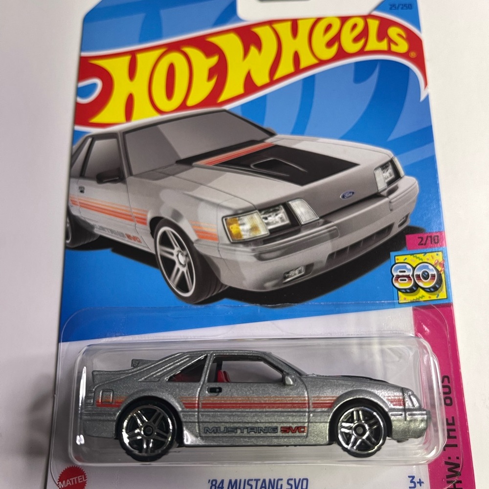 HOT WHEELS 1984 MUSTANG SVO HW:THE ‘80s 2/10